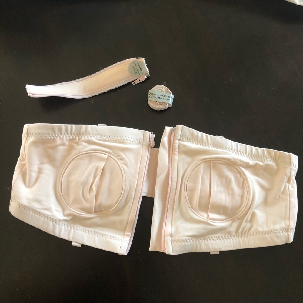 Convertible/strapless pumping bra